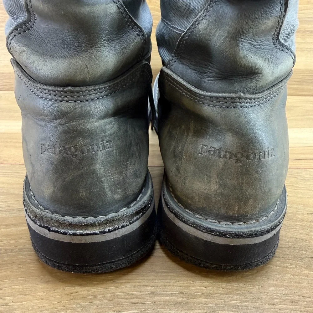Patagonia X Danner Foot Tractor Felt Bottom Wading Boots Mens 12 M Grey USA Made